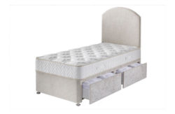 Airsprung Taunton 1200 Pillowtop Mem Foam Single 2 Drw Divan